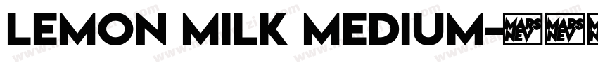 LEMON MILK Medium字体转换